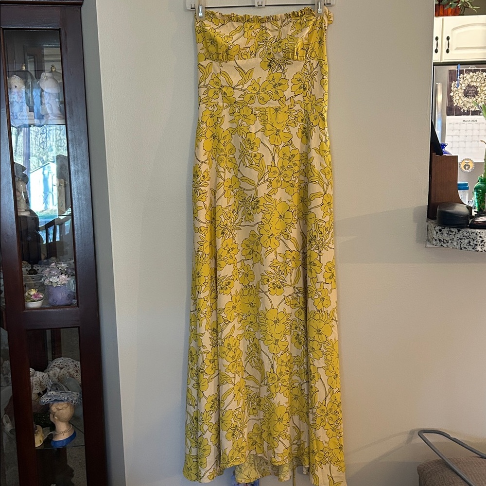 Floral Yellow Dress